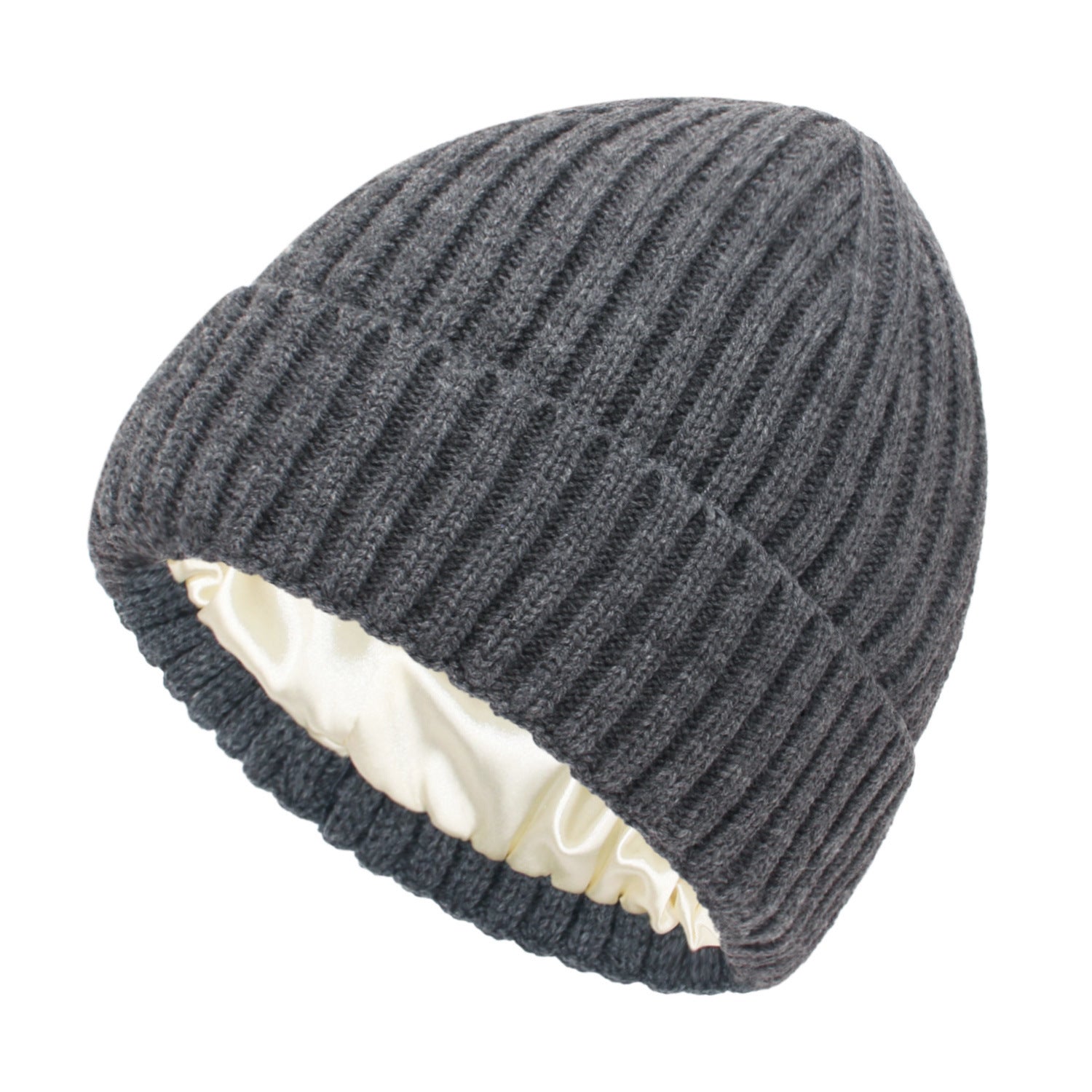 Soft Wool Beanie with Satin Lining