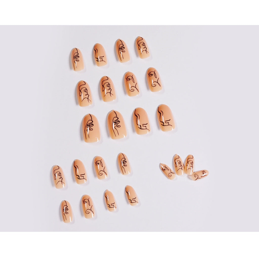 Waterproof & Detachable Press-On Nail Patches | Full Cover Wearable Fake Tips