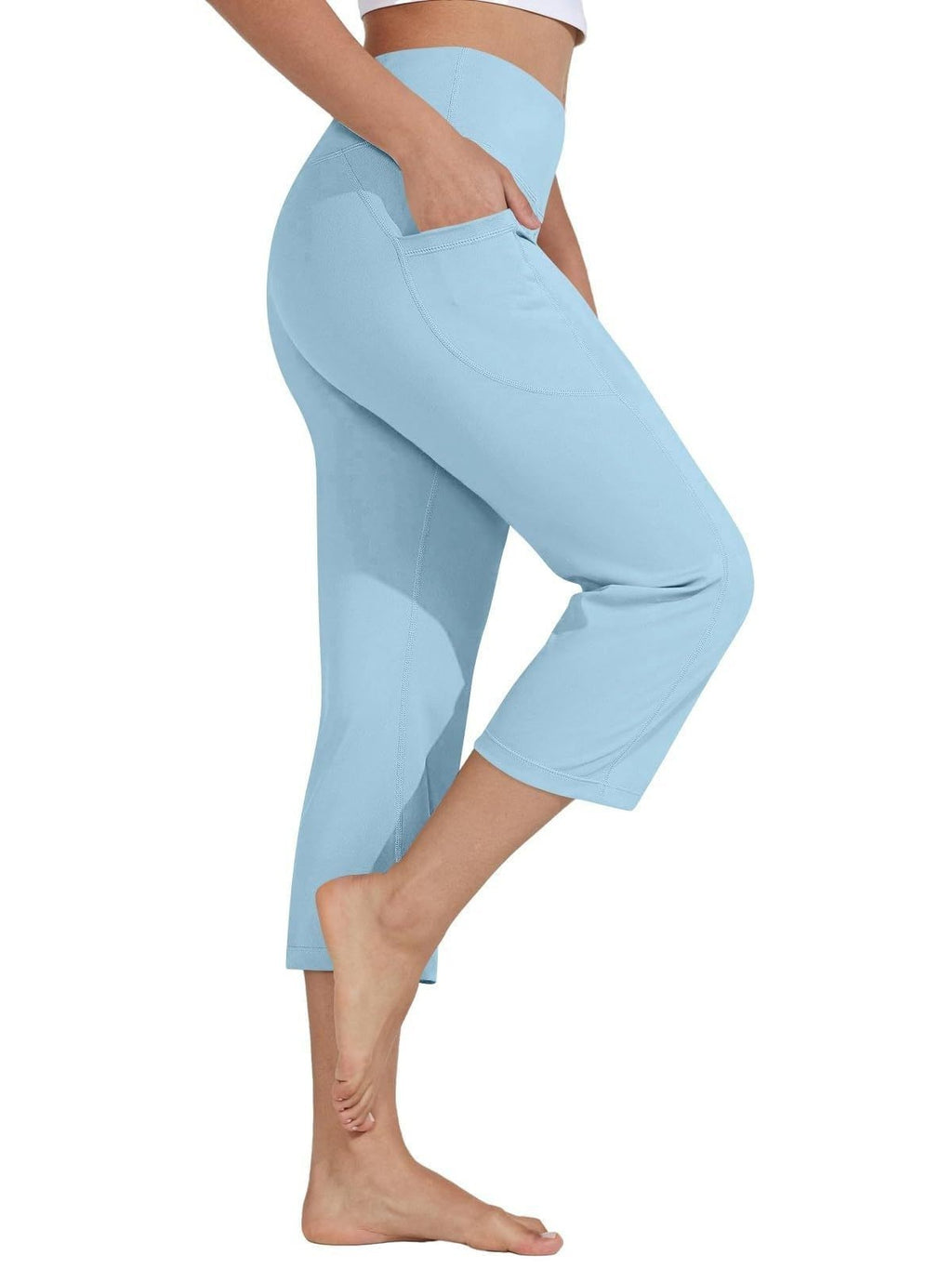 Women's Sports High Waist Yoga Pants with Built-in Pocket