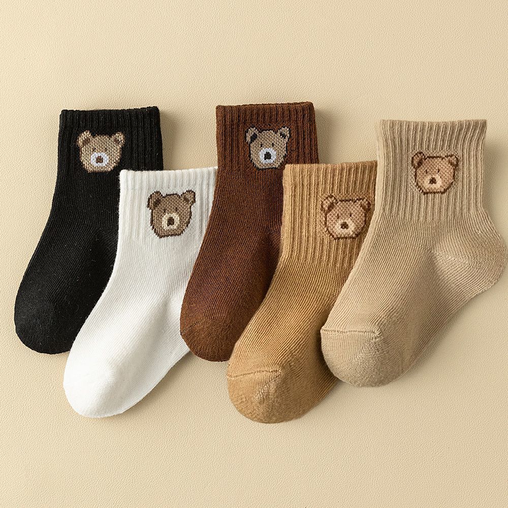 Fashion Waist-High Elastic Embroidered Socks