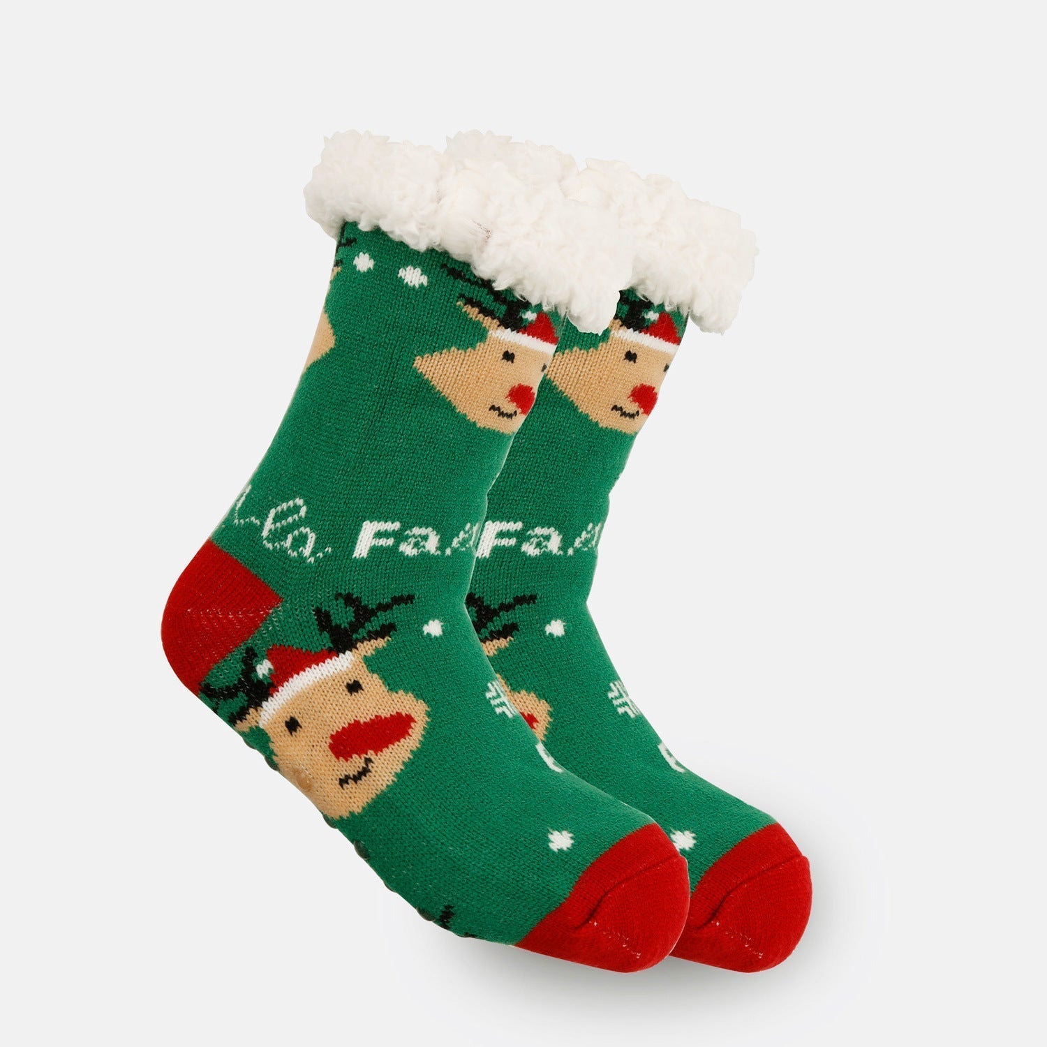 Festive Thermal Fleece-Lined Slipper/Room Socks