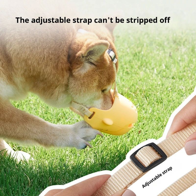 Adjustable Pet Basket Muzzle | Breathable Anti-Biting Mouth Cover