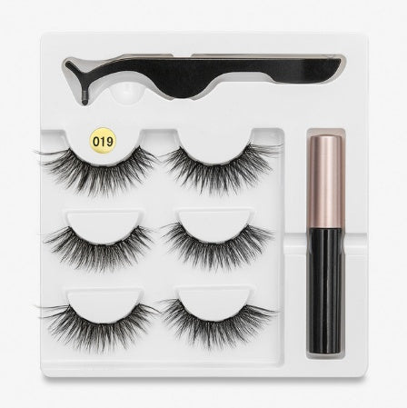 Glamorous Magnetic False Lashes | New Fashion Reusable No-Glue Eyelash Pair