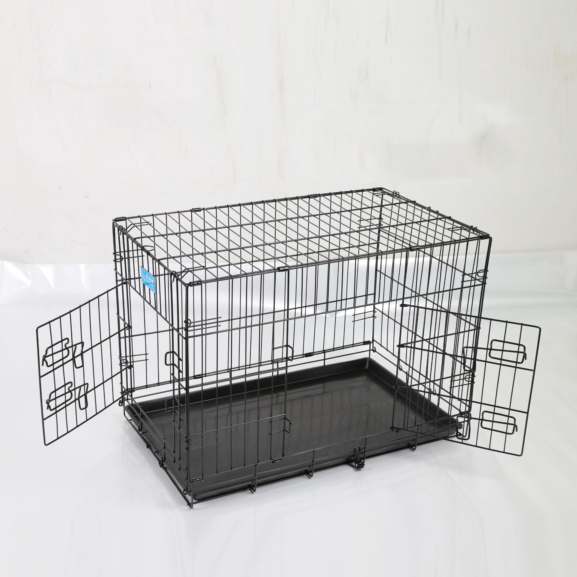 Durable Cat & Labrador Folding Cage | Portable Wire Pet Crate for Large Animals