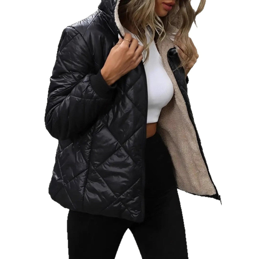 European & American Diamond Padded Coat