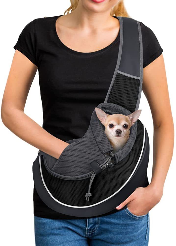 Stylish Portable Pet Carrier Bag | Crossbody Travel for Small Dog & Cat