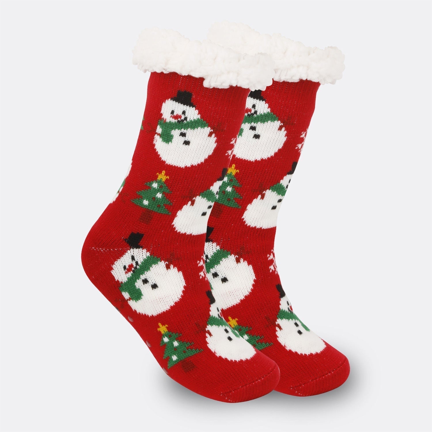 Festive Thermal Fleece-Lined Slipper/Room Socks