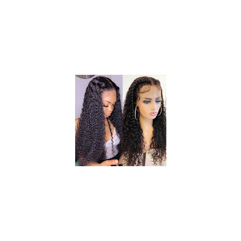 Voluminous Brazilian Kinky Curl Wig | Full Lace Front Human Hair Texture