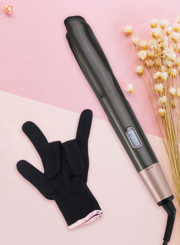 Professional 2-in-1 Hair Straightener & Crimper | Dry/Wet Hair Styling Comb