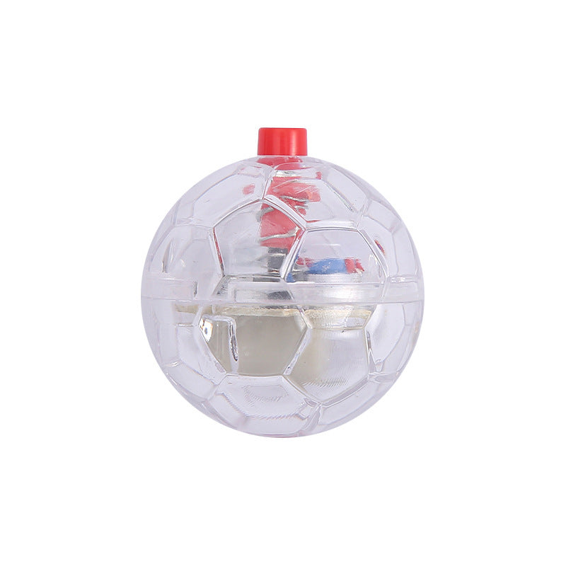 Funny Training Cat Glow Ball | Interactive Transparent Plastic Toy for Pets