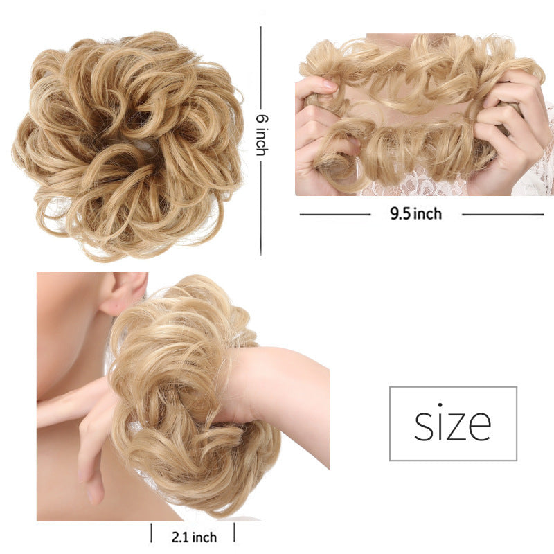 Wig Scrunchie Hair Donut | Instant Full Volume Bun Accessory