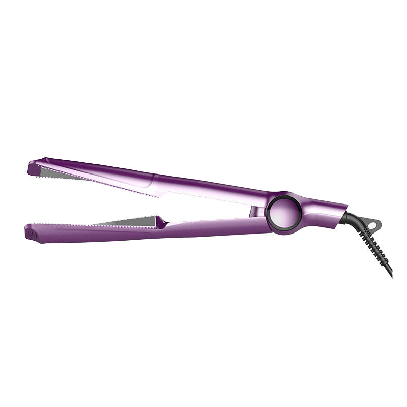 Professional 2-in-1 Hair Straightener & Crimper | Dry/Wet Hair Styling Comb