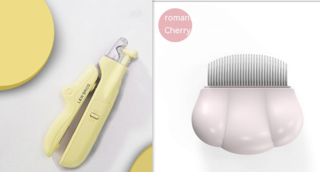 Professional Pet Nail Clippers with LED Light | Safety Trimmer Tool for Dogs & Cats