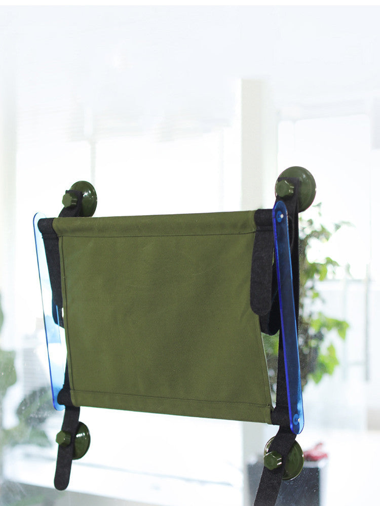 Durable Cat Hanging Litter Hammock | Suction Cup Window Sill Pet Bed Swing