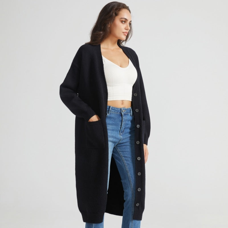 Women's Loose Mid-Length Sweater