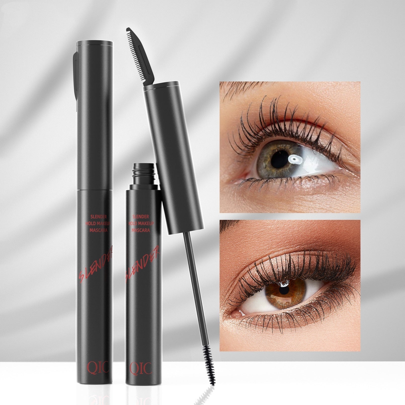 Natural Look Long-Lasting Mascara | Sweat-Proof, Not Smudge, Thick & Curly Finish