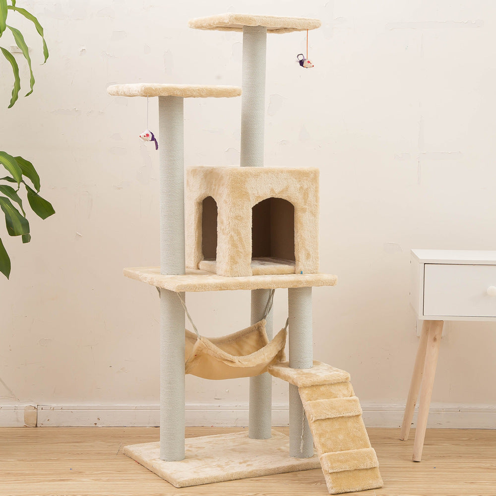 Modern Cat Tree Condo & Climbing Frame | Vertical Pet Activity Center Toy