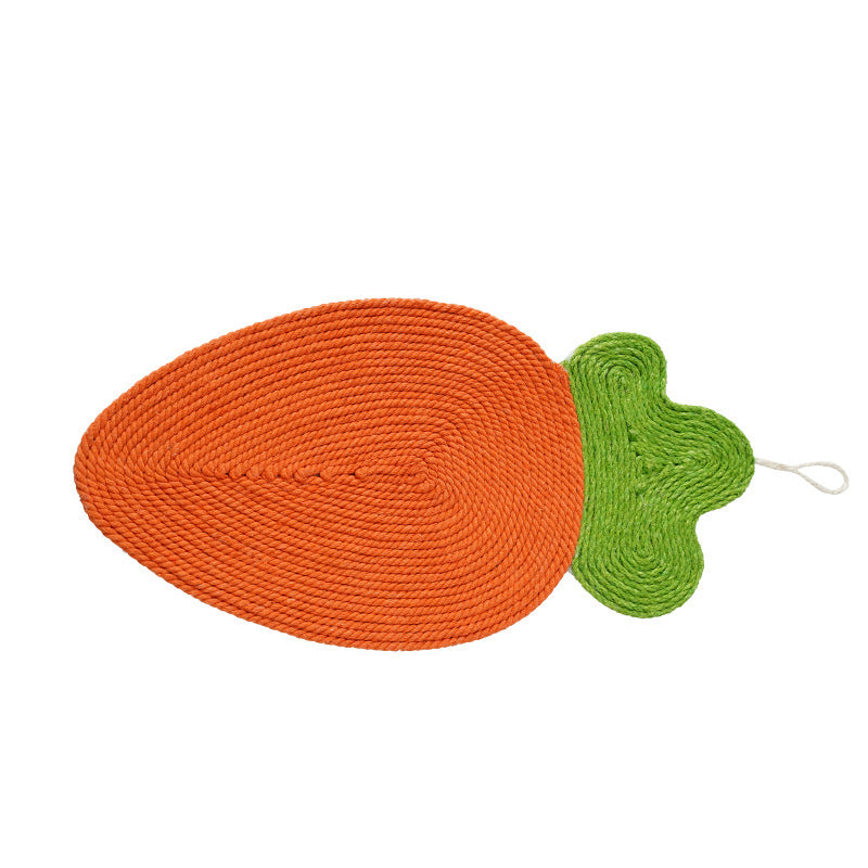Cute Watermelon Cat Mat | Durable Sisal Grinding Claw Board for Cats