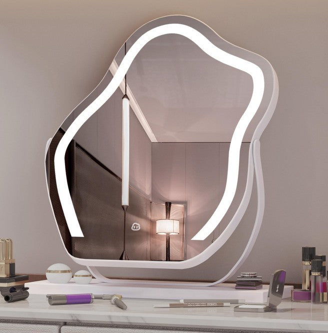 Smart Cloud LED Vanity Mirror | Wall Mount Decor with Dimmable Light Strip