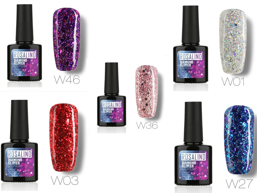 High-Shine Diamond Effect Nail Gel Polish