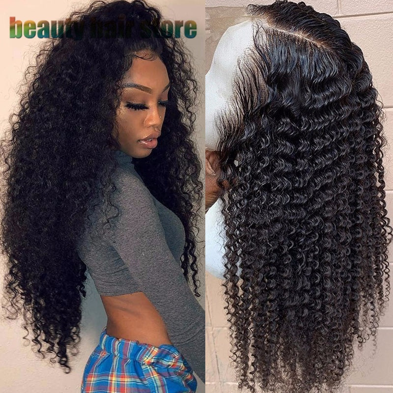Voluminous Brazilian Kinky Curl Wig | Full Lace Front Human Hair Texture