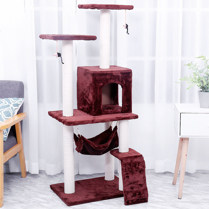 Modern Cat Tree Condo & Climbing Frame | Vertical Pet Activity Center Toy
