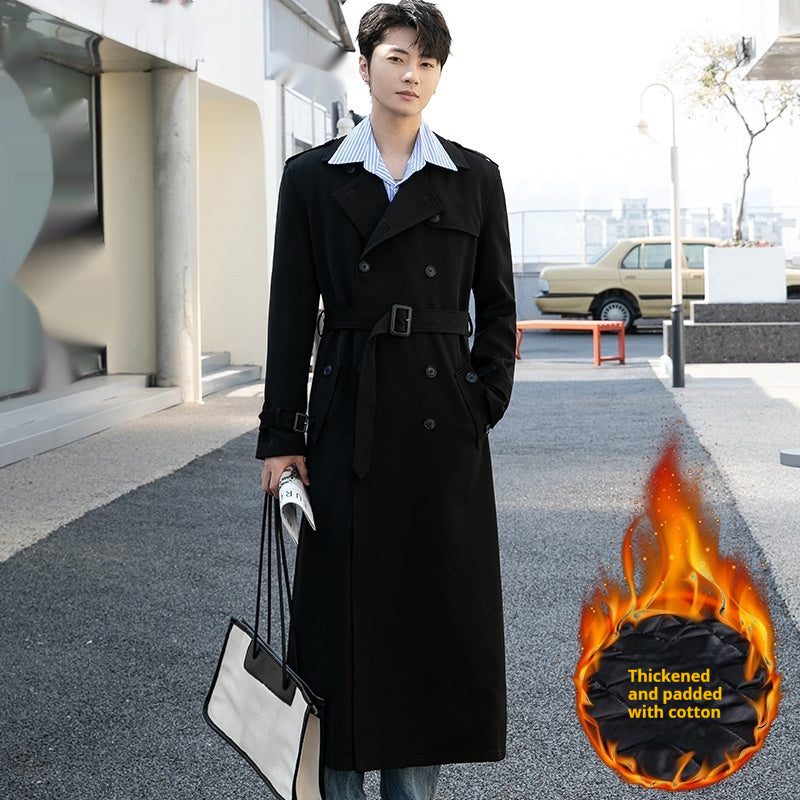 Men's Long Windbreaker Jacket | Slim Fit Lightweight Outerwear