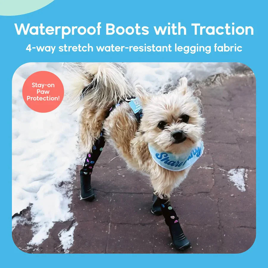 Premium Dog Leggings for Boots | Deluxe Anti-Slip Protective Winter Leg Covers