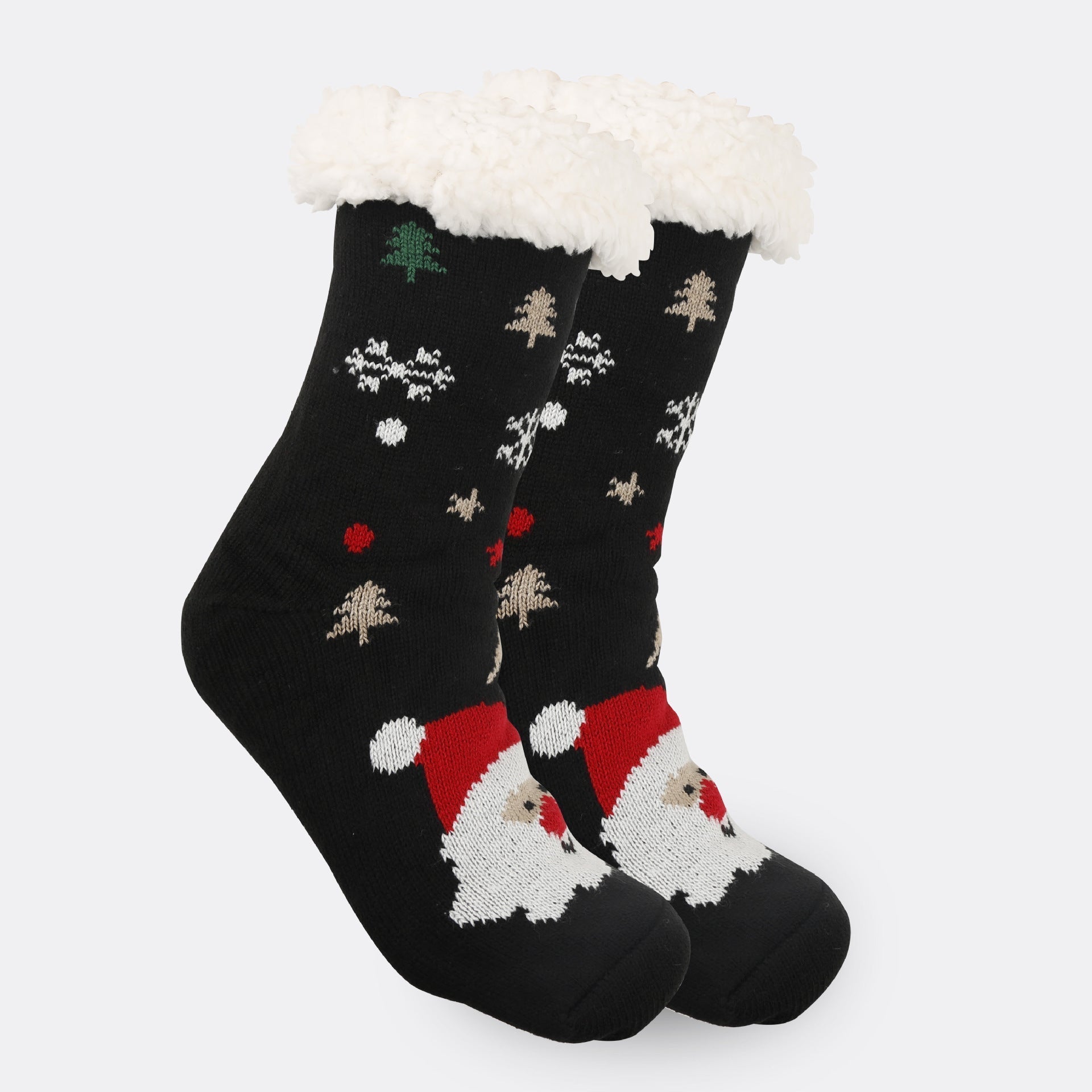 Festive Thermal Fleece-Lined Slipper/Room Socks