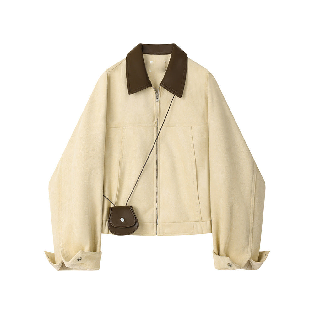 Women's Retro Loose Fit Short Jacket