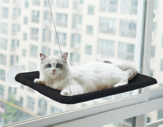 Suction Cup Cat Window Hammock Bed | Hanging Pet Litter Sucker Perch