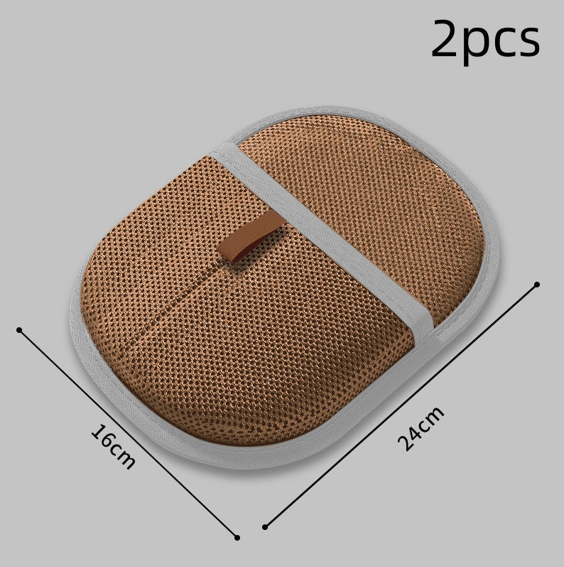 Pet Hair Remover Grooming Glove | Deshedding Brush Mitt for Dogs, Cats & Rabbits