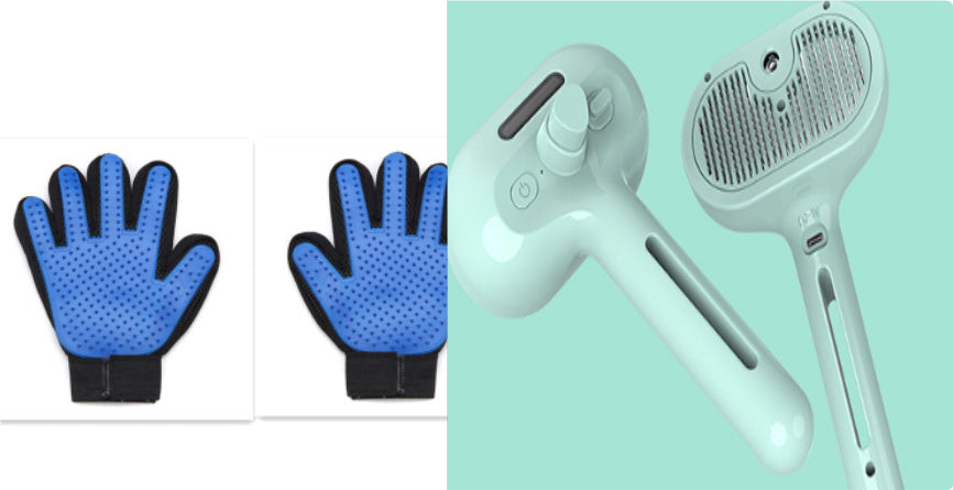 Mist Humidifier Dematting Tool | Self-Cleaning Dog & Cat Grooming Brush