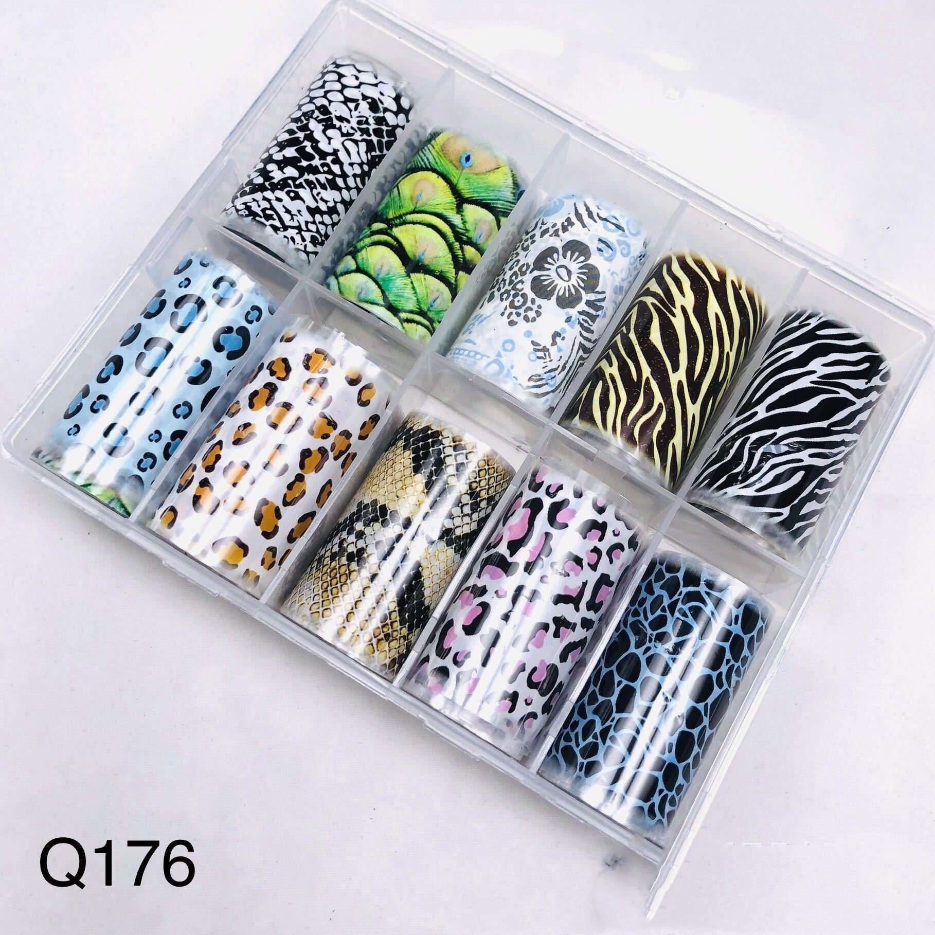 European & American Style Nail Transfer Paper | Laser Star & Butterfly Foil Decals