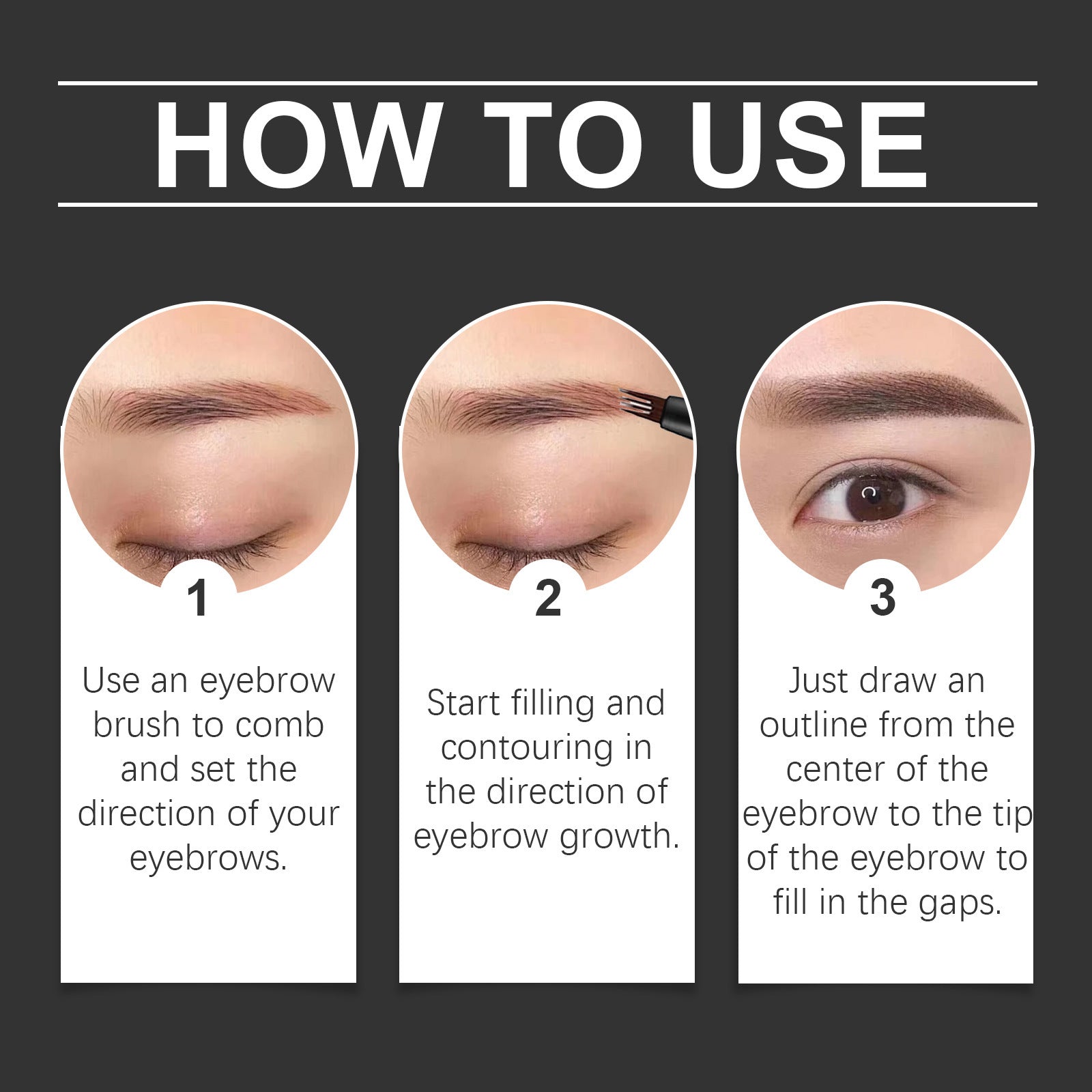 Easy-Glide Wild Decoration Brow Pencil | Long-Lasting & Smudge-Proof