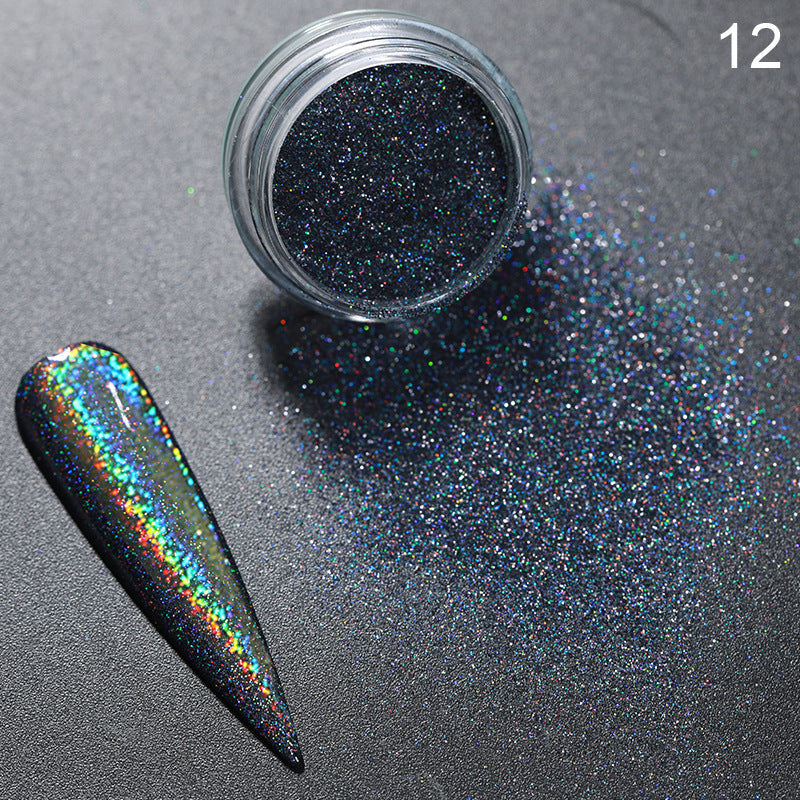 Ultra-Fine Aurora Nail Powder | Chrome Effect Magic Glitter for Nail Art