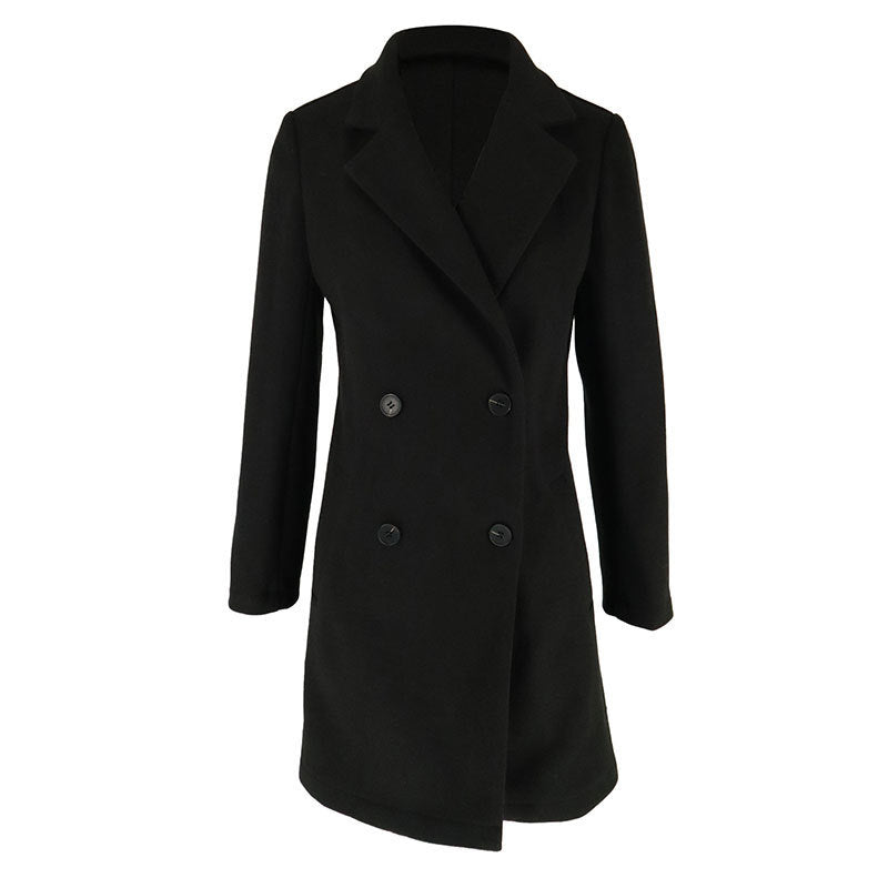 Women's Fashion Slim Fit Tailored Trench Coat
