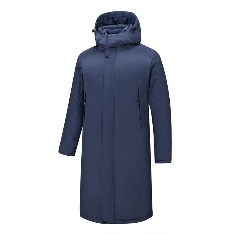 Men's Outdoor Long Shell Jacket | Thick, Warm, Windproof & Waterproof Coat