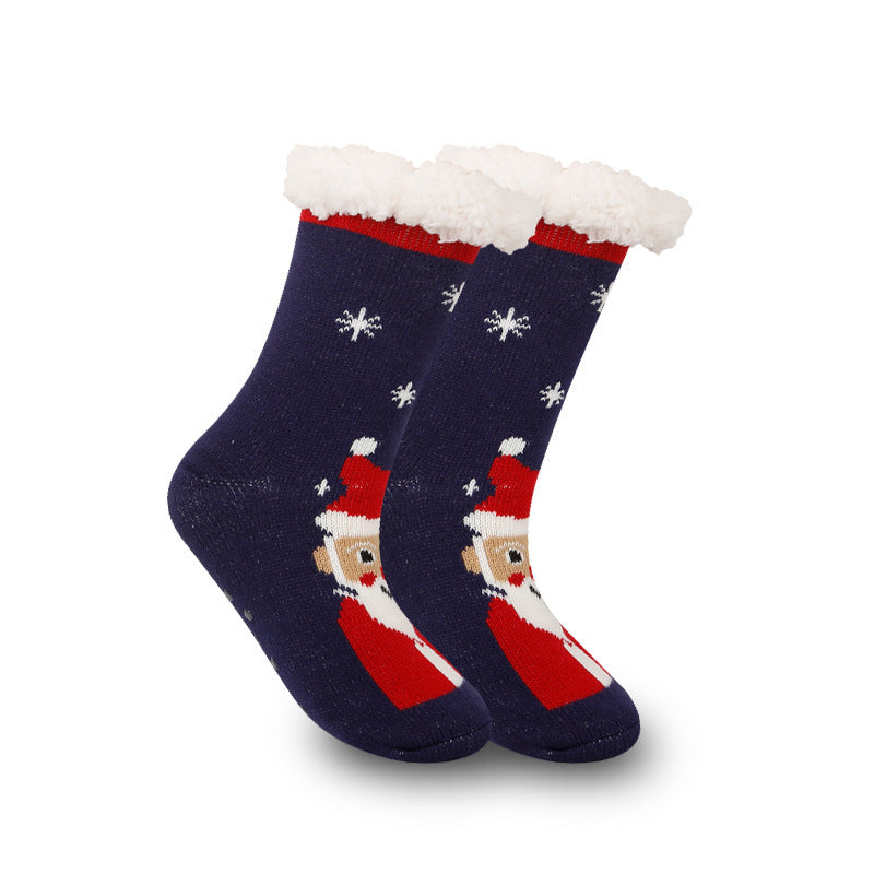 Festive Thermal Fleece-Lined Slipper/Room Socks