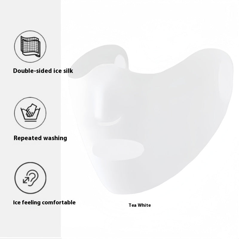 Ice Silk UV Protection Sunscreen Face Mask